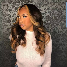 Load image into Gallery viewer, Naomi Honey Blonde Lace Front Wigs Ombre