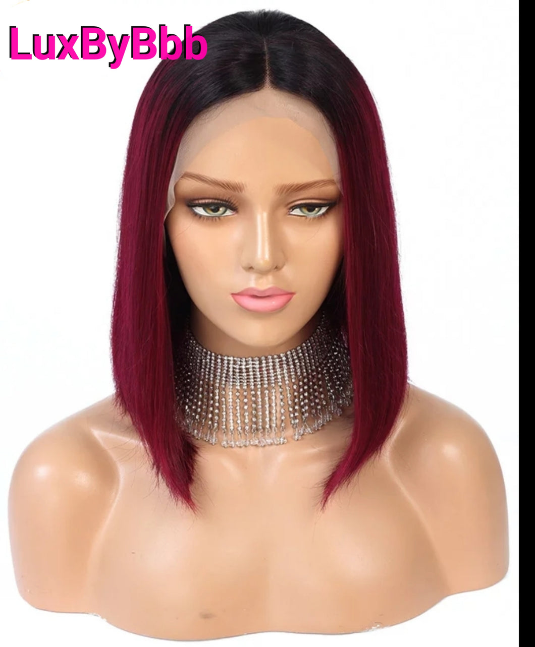 Lala Burgundy Bob Wig