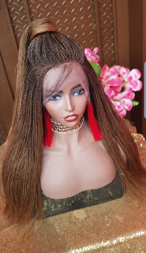 Million dollar blonde braided wig