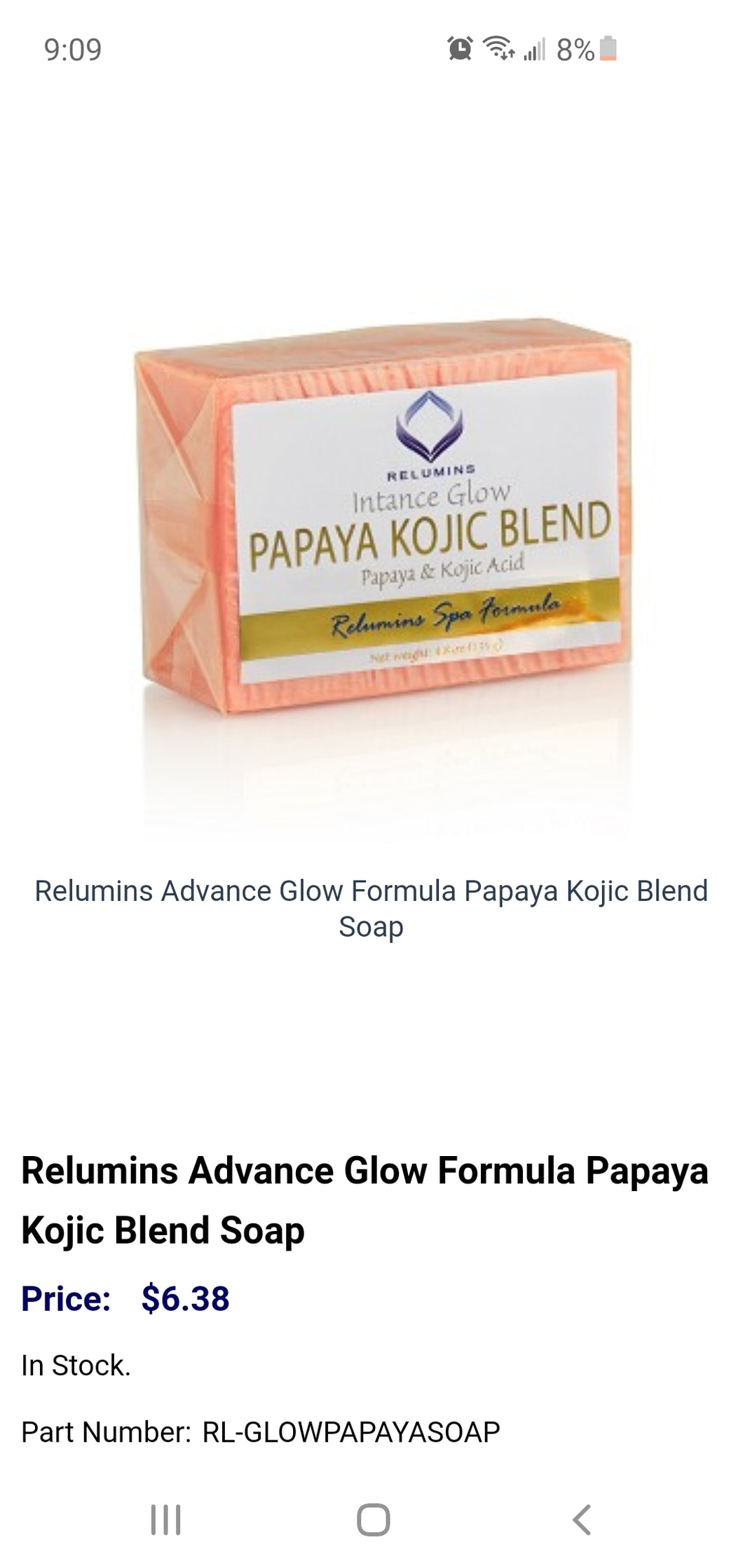 Papaya Kojic Blend Soap